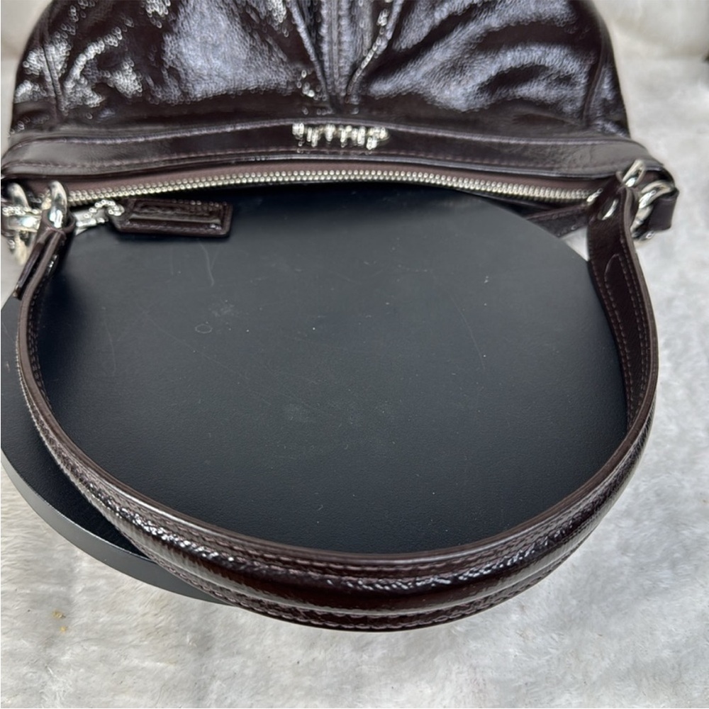 Coach Ashley Liquid Glass Patent
Leather Shoulder Bag - Picture 13 of 17